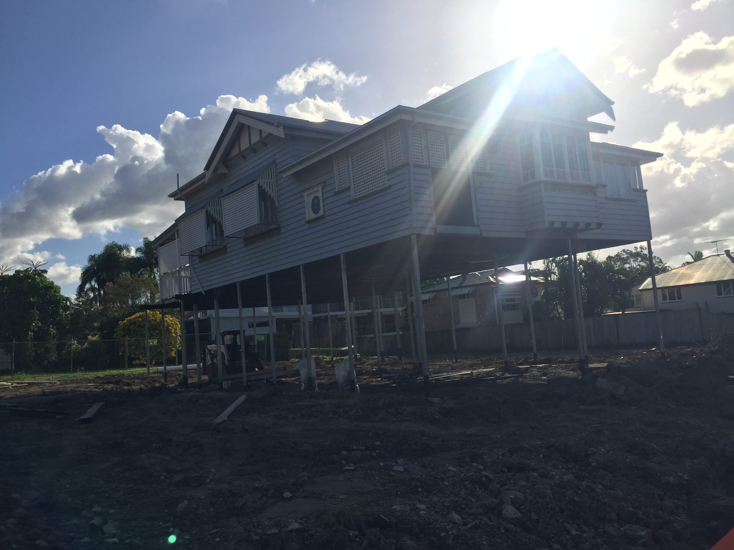 Framing during the Coorparoo build-under stage