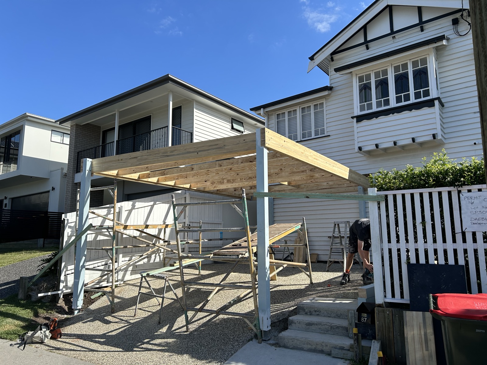 Carport and storage construction — photo 5