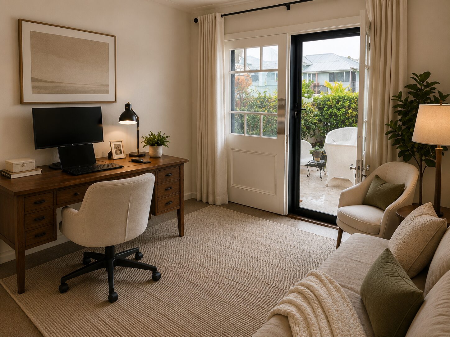 The completed Coorparoo Queenslander