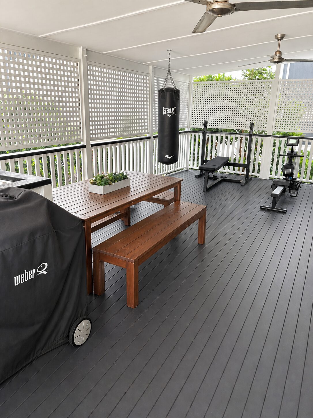The completed Coorparoo Queenslander