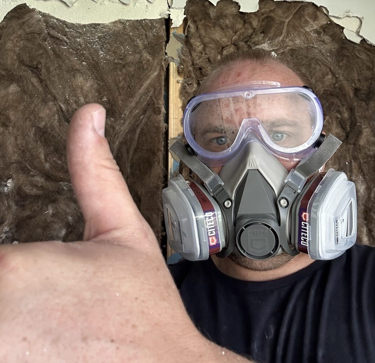 Original lime-based white set plaster on an upstairs wall in a pre-war Queenslander